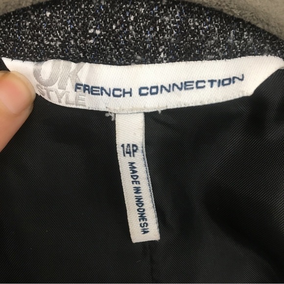 French Connection UK style Grey Blazer 14p​​​ - Picture 2 of 5
